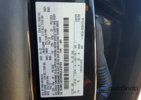 2022 Lincoln Corsair Reserve из США, поврежденный, VIN 5LMCJ2C95NUL03753